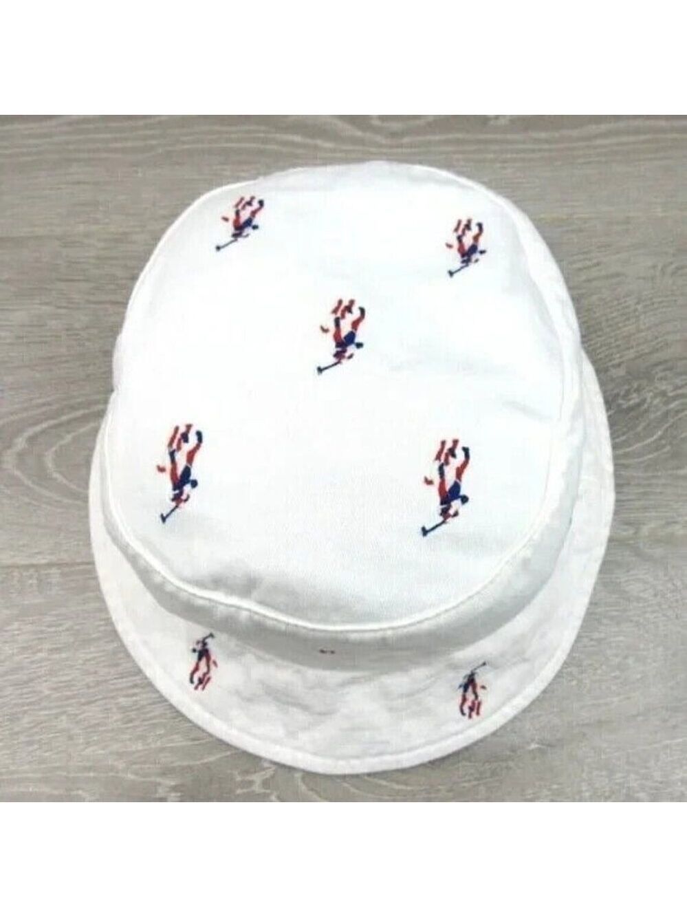 Polo Ralph Lauren Americana Embroidered Pony Bucket Hat Adult Size S/M NEW - Picture 5 of 8